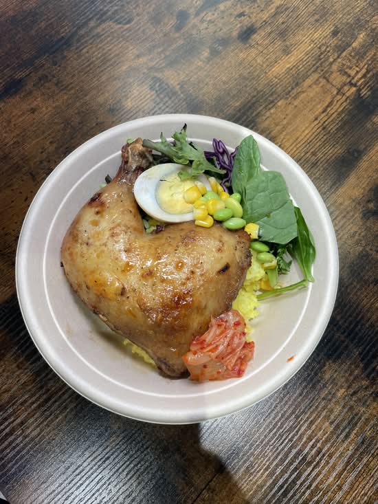 315 Power Chicken Leg & Rice 大力鸡腿饭（本店肉量王者，送防油手套）